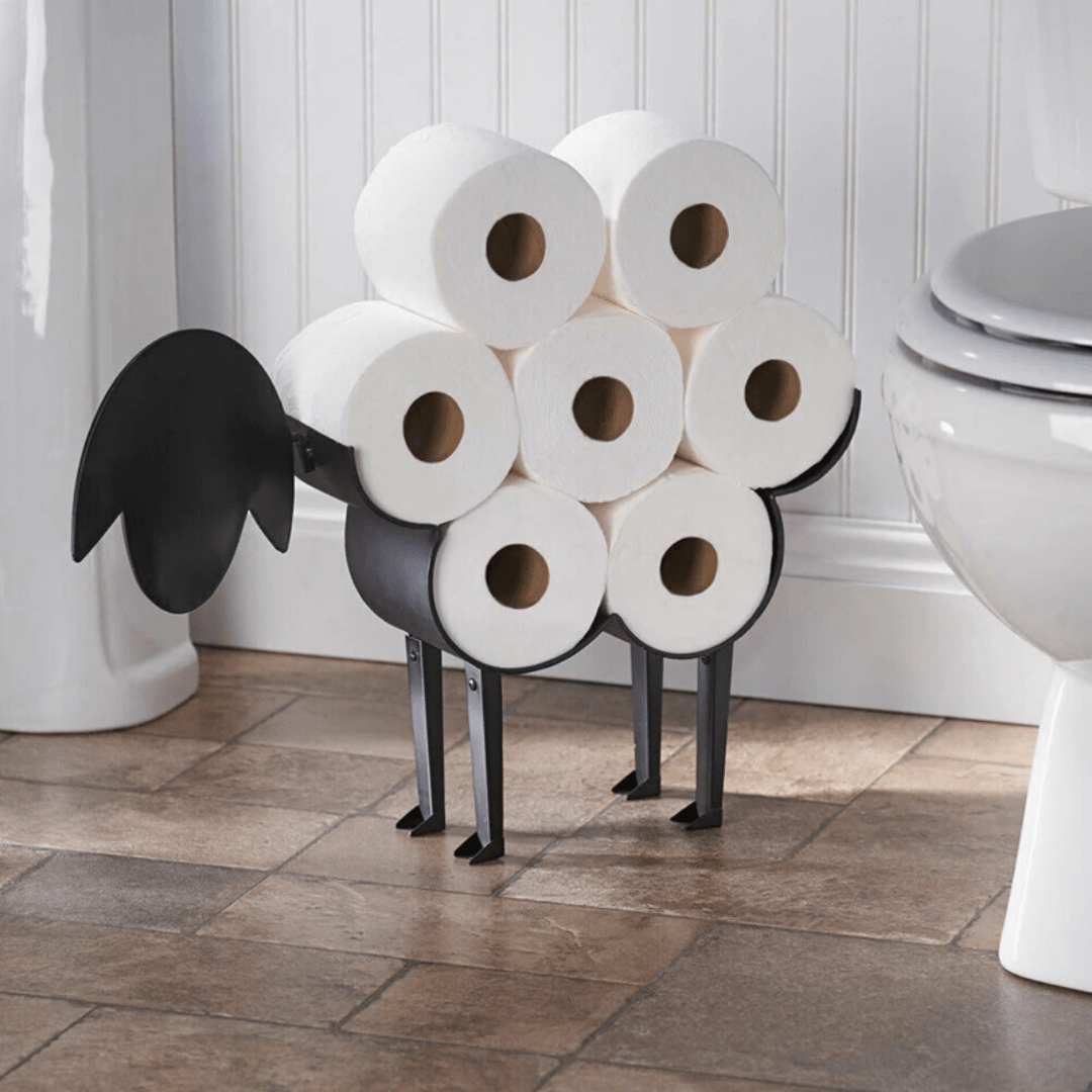 Tierivo Toilettenpapierhalter | Originelle Tiermotive & stabiler Stauraum | Für Bad & Gäste-WC | Dekorativ & funktional