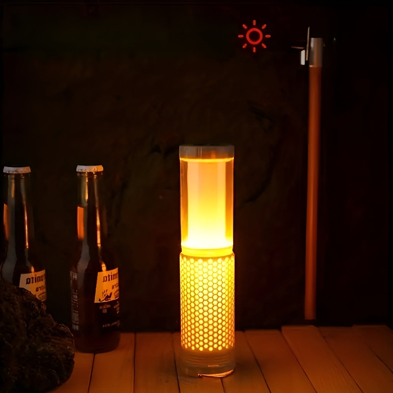 CampiLume LED Campinglampe | Höhenverstellbar & Wiederaufladbar | 30 Stunden Laufzeit