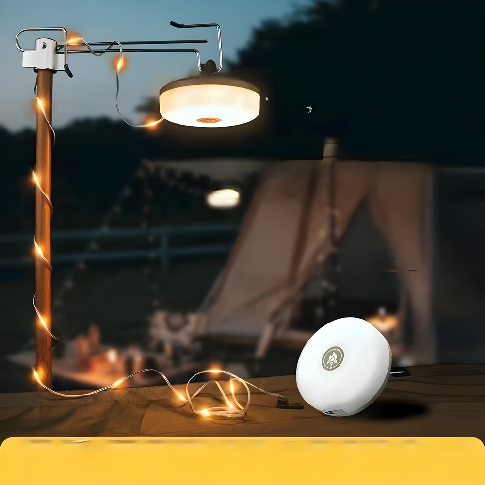 Glowtrek CampLine | LED Lichtband Outdoor | Flexibel & Wetterfest | Für Zelt & Garten