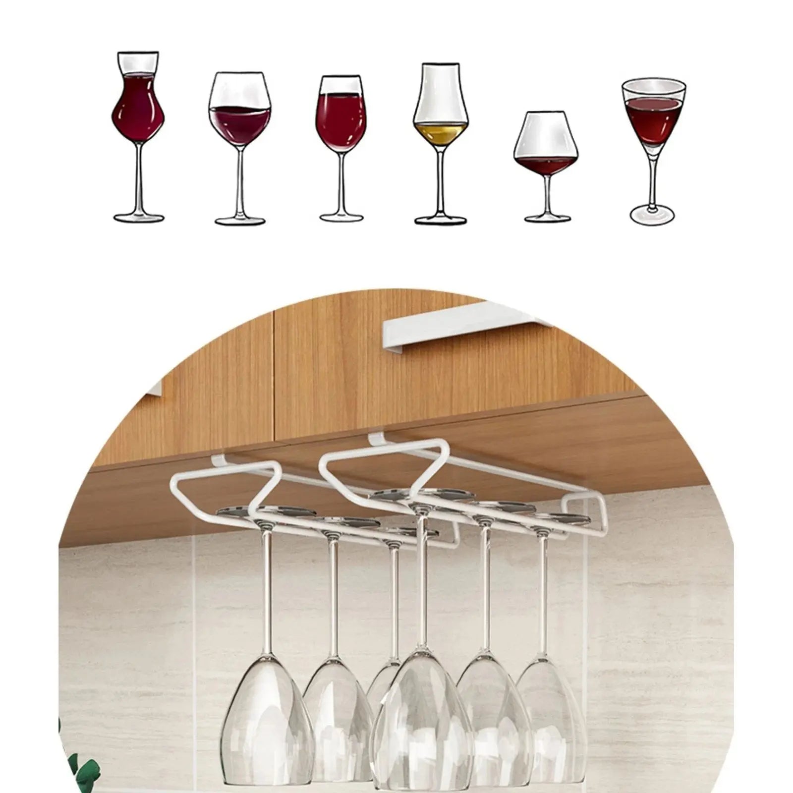 GlasGlanz – Elegante Weingläser schwebend verstauen!