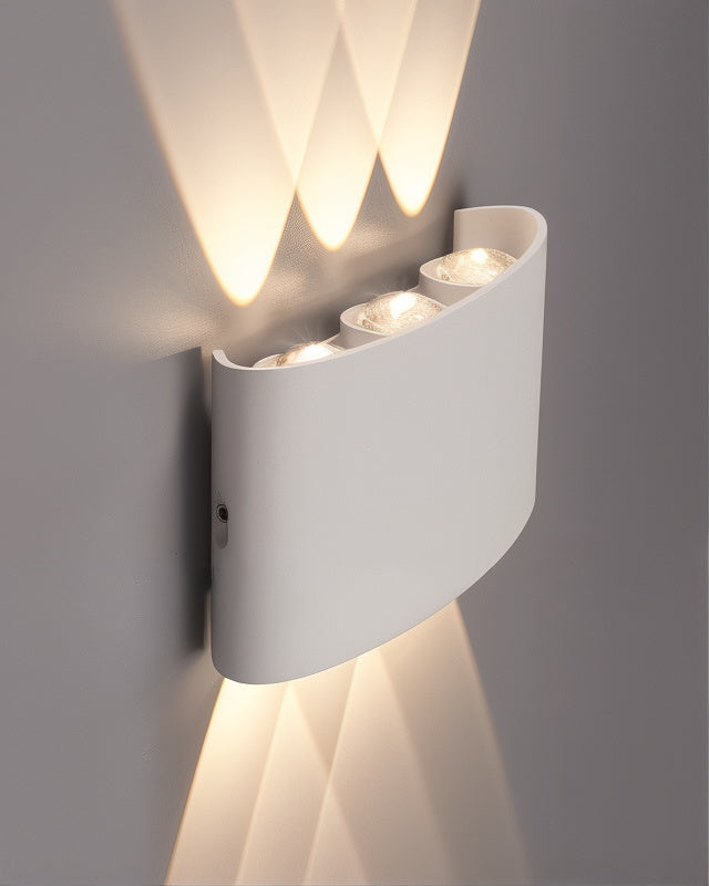 Virella LED Wandlampe | Wetterfeste Außenleuchte IP65 | Modern & Robust | 25 cm Höhe