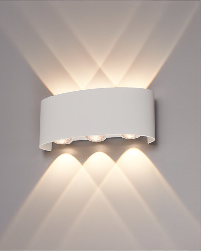 Virella LED Wandlampe | Wetterfeste Außenleuchte IP65 | Modern & Robust | 25 cm Höhe