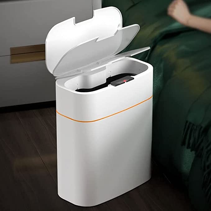 AutoClean Sensor Bin | Berührungsfreier Mülleimer | Hygienisch & Geräuschlos | Ideal für Küche, Bad & Kinderzimmer