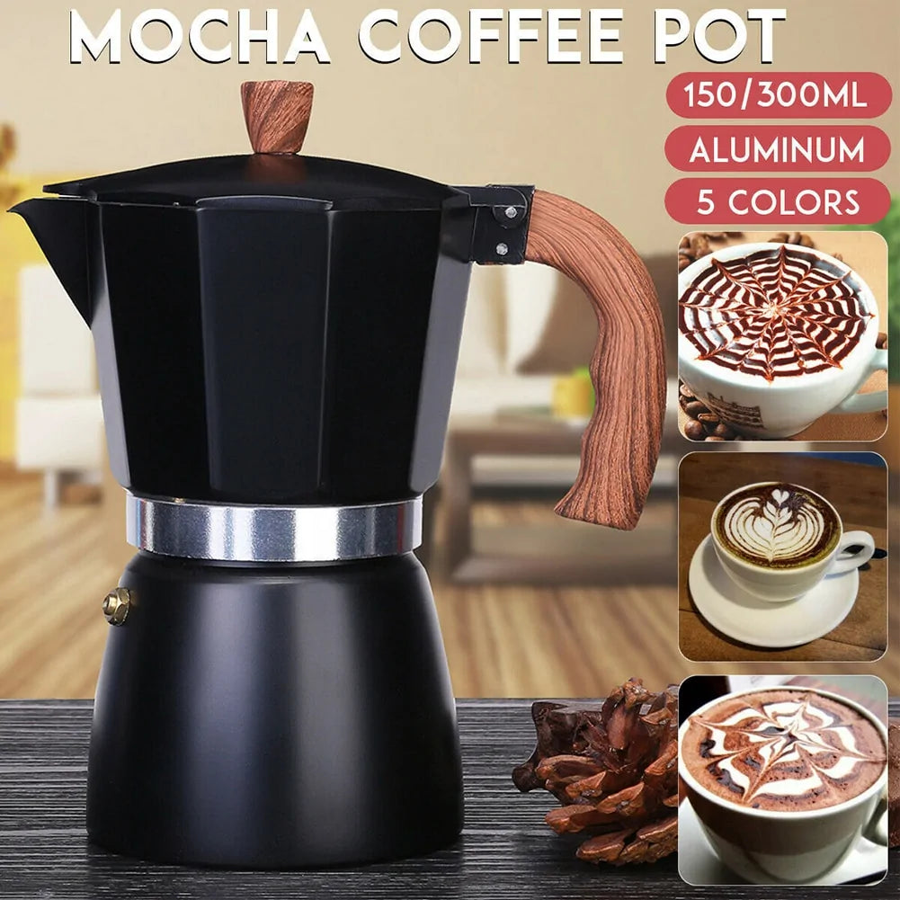 MokaVivo Espressokocher | Für Herd & Outdoor | Klassisches Design | Aluminium