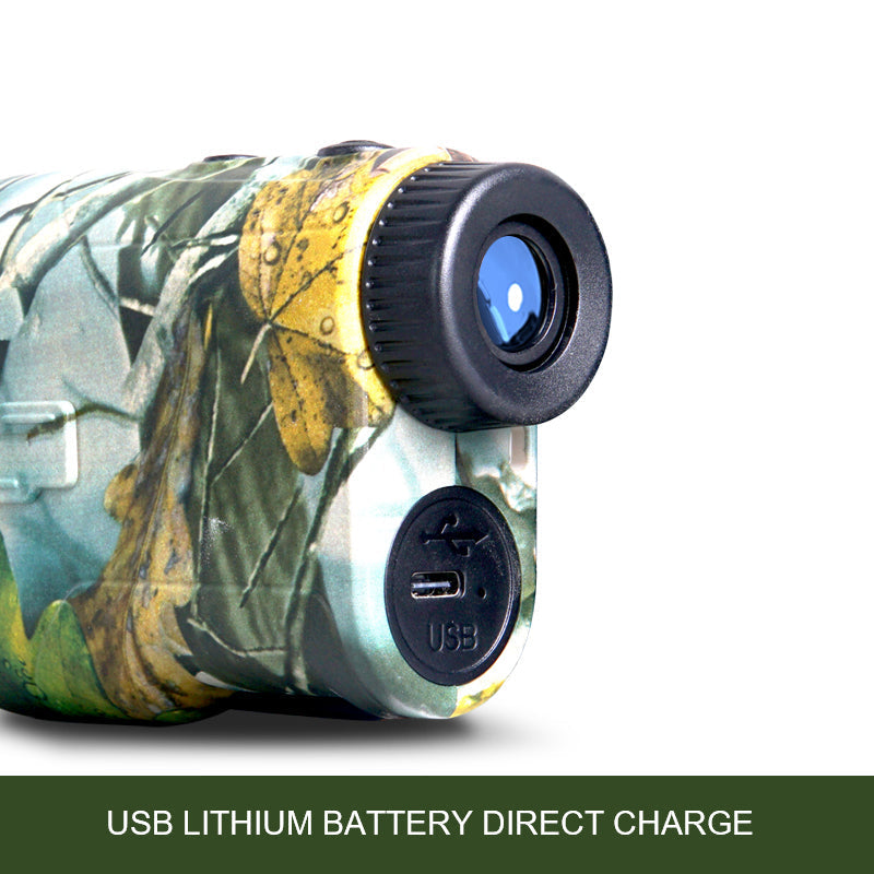 HawkSight | Laser-Entfernungsmesser bis 1000 m | USB-aufladbar, stoßfest & camouflagedesign | Für Jagd, Sport, Outdoor & Naturbeobachtung