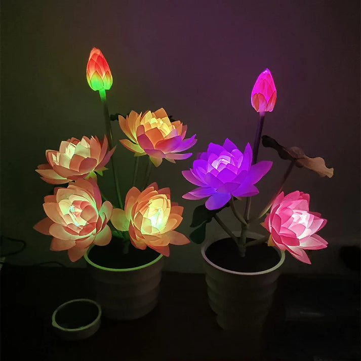 Solaflora Lotus Solarleuchte | Wetterfest IP65 | Warmweiß | Garten & Terrasse