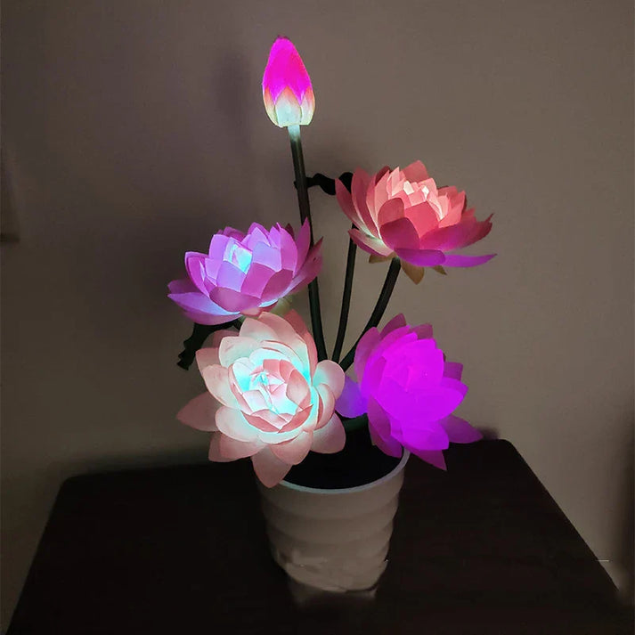 Solaflora Lotus Solarleuchte | Wetterfest IP65 | Warmweiß | Garten & Terrasse