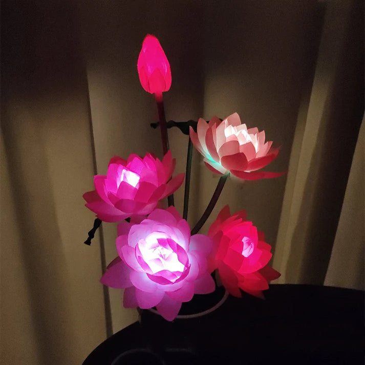Solaflora Lotus Solarleuchte | Wetterfest IP65 | Warmweiß | Garten & Terrasse