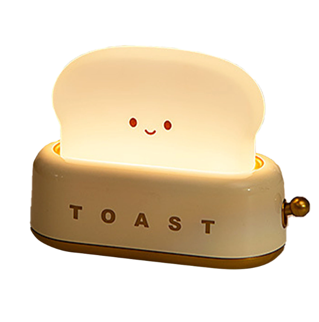 ToastGlow | LED-Nachtlicht | Stufenlos Dimmbar, Timer & Mobiles Design | Für Kinderzimmer & Schlafzimmer
