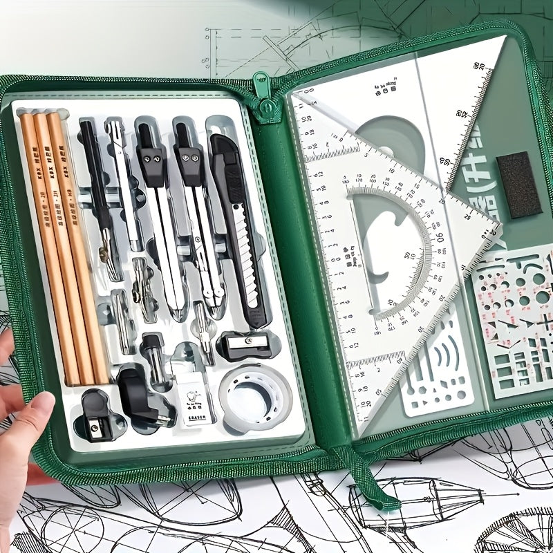 LinePro | Zeichenwerkzeug-Set | Edelstahl | Präzision für Technik & Design