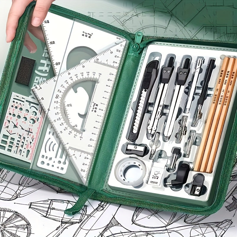 LinePro | Zeichenwerkzeug-Set | Edelstahl | Präzision für Technik & Design