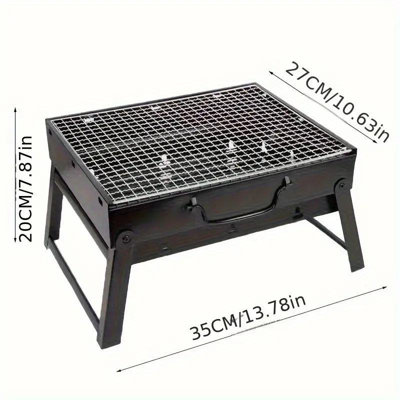 GrillMate FoldGrill | Faltbar & Ultraleicht | Edelstahl | Kompakt für Camping & Outdoor