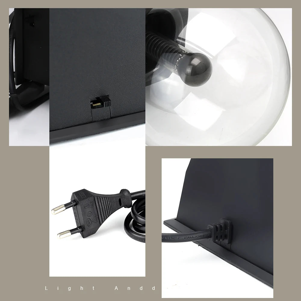 Electrava | Magische Plasmakugel Lampe | LED Taschenlampe mit Berührungs- und Soundsteuerung | 220V EU-Stecker | 10–20 cm | Dekoratives & Partylicht