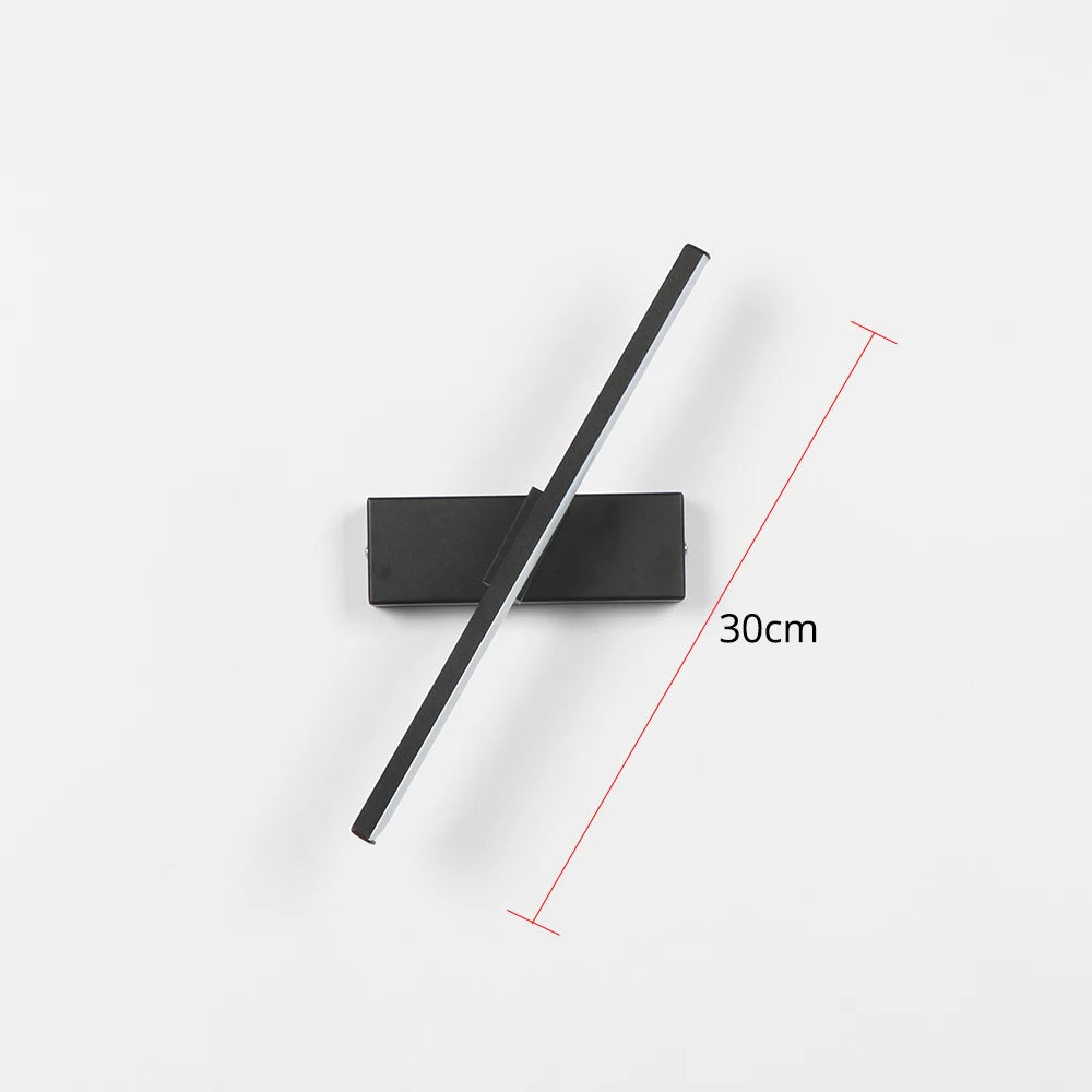 AuroLite Verstellbare LED-Wandlampe | 330° Drehung | Moderner Stil für Schlafzimmer & Wohnzimmer | Aluminium