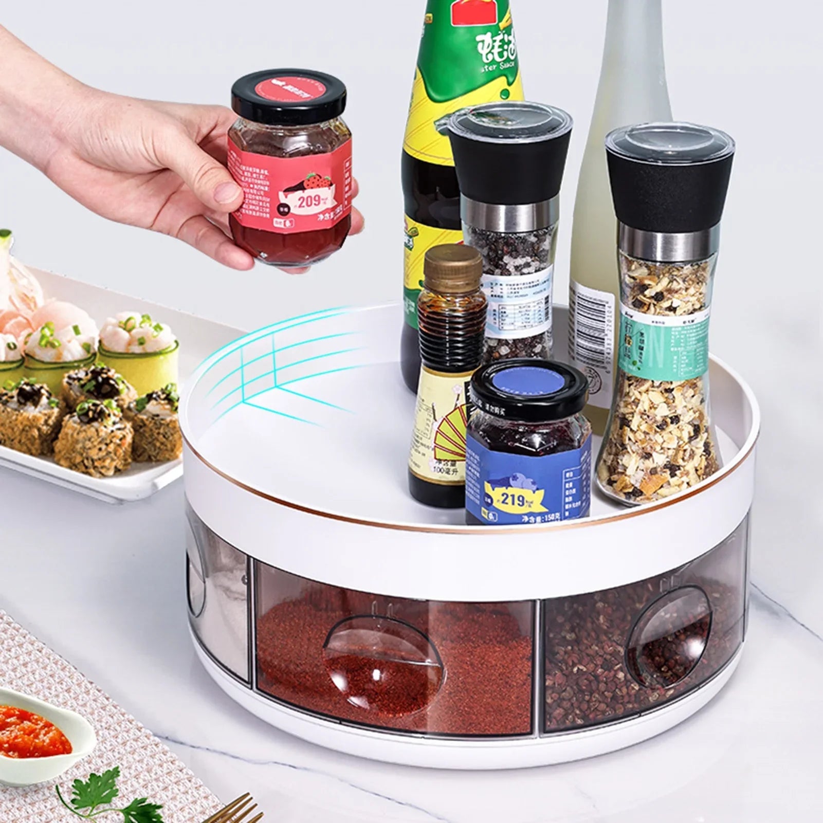SpiceTurn – Deine Gewürze immer griffbereit!