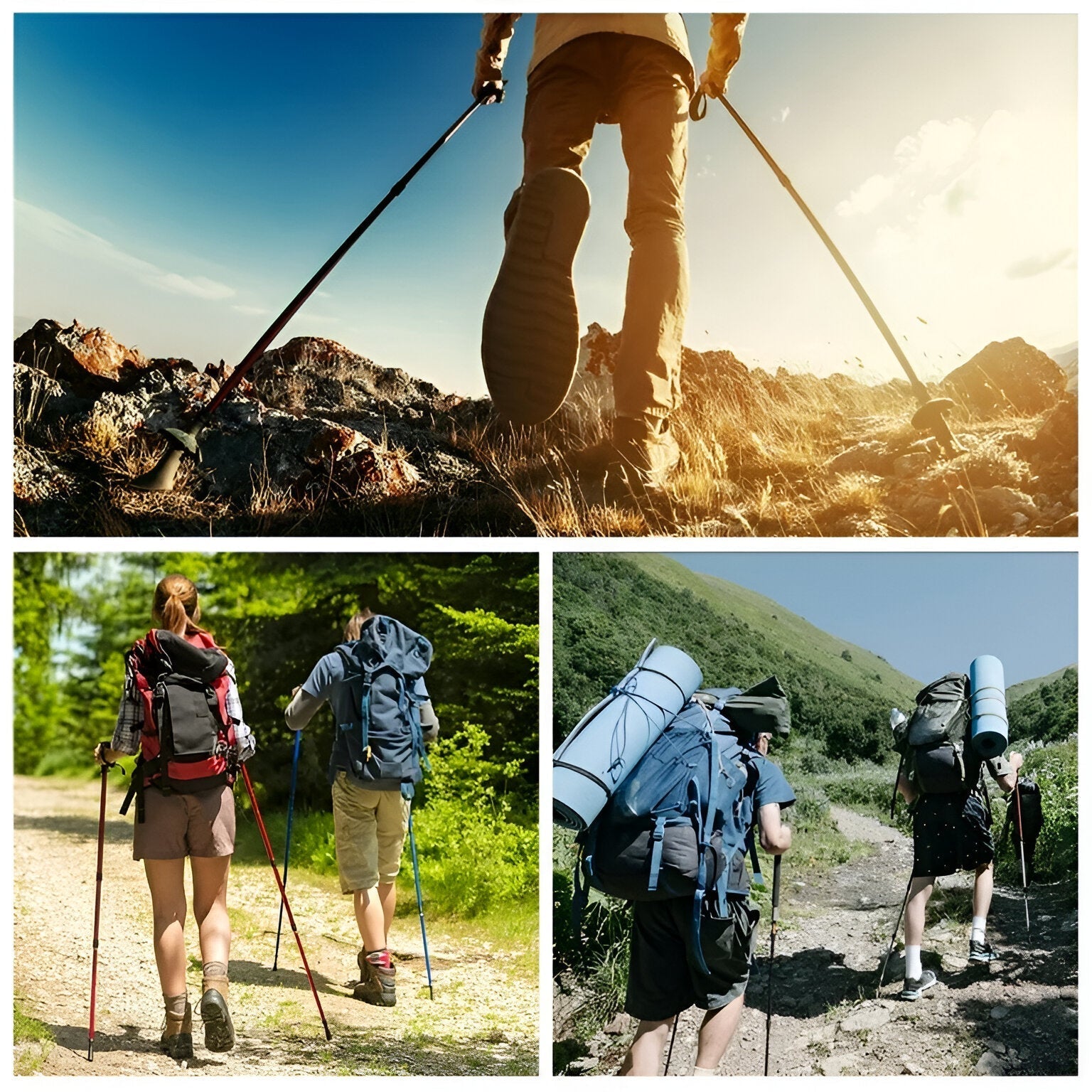 AltoPeak TrekPole | Faltbar & Höhenverstellbar | Aluminium | Outdoor-Stabilität