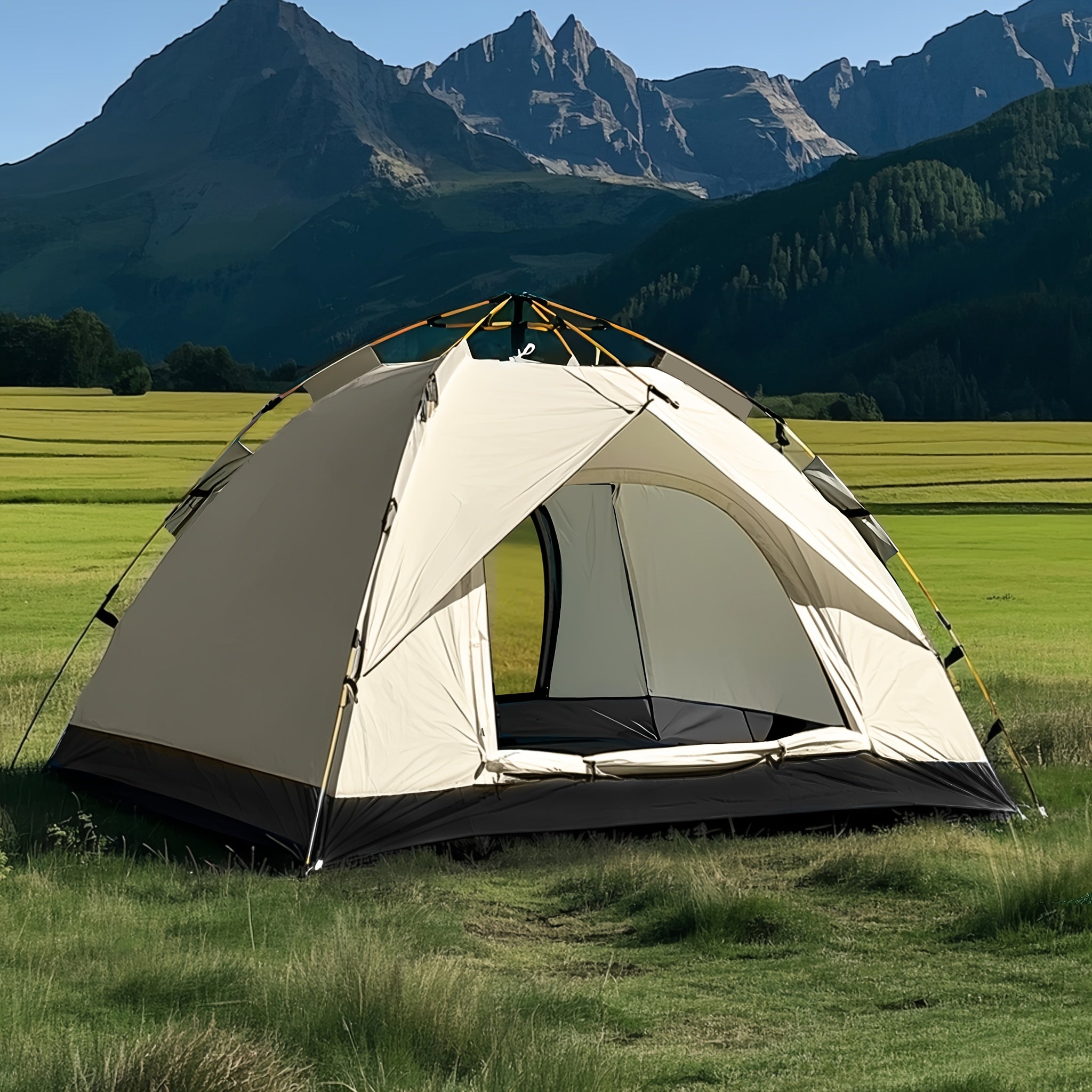 Zeltra PopTent | Sekundenzelt für 2–3 Personen | Wetterfest & Faltbar | Ideal für Outdoor-Abenteuer
