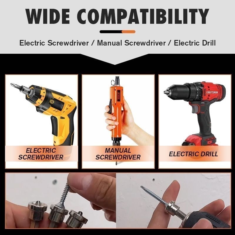 2+3 GRATIS | MagnetoBits - Magnetische Positionierung Schraubendreher Bits