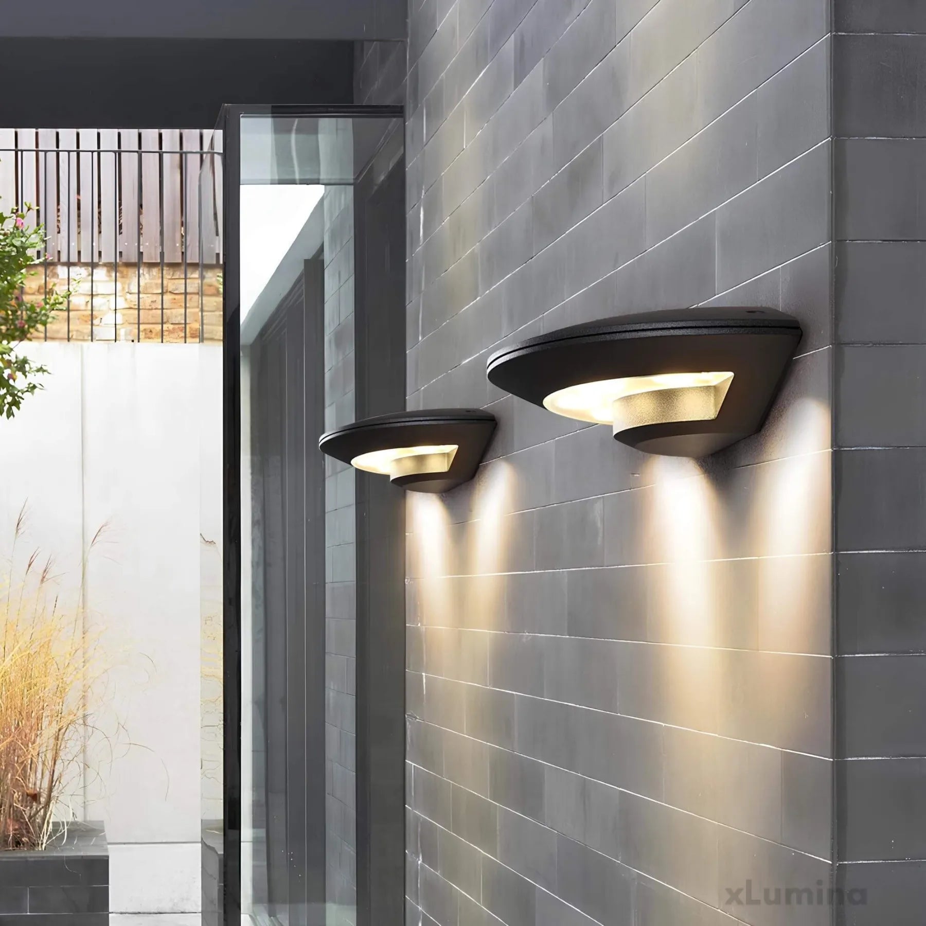 Auravio Außenwandleuchte | Schlankes Design | Warmweißes Licht | Wetterfest