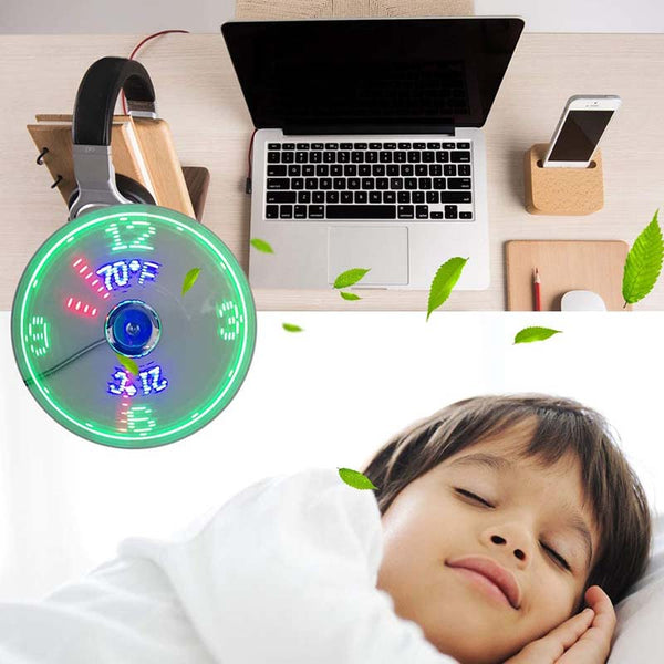 TimeCool™ – Die clevere USB-Ventilatoruhr mit Temperaturanzeige