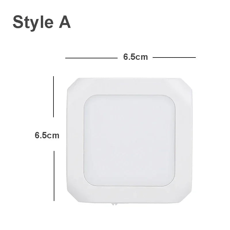 Lunarisense LED-Nachtlicht | Inklusive Bewegungs- und Dämmerungssensor | Dimmbar, Energiesparend | Ideal für Schlafzimmer, Flur & Badezimmer | EU-Stecker