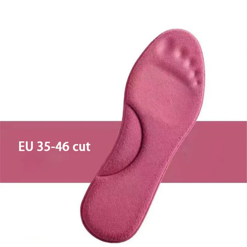 Thermostep Selbstheizende Einlegesohlen | Memory-Schaum Thermo-Einlegesohlen | Kontinuierliche Wärme | Für Herren & Damen | Rot / Gelb