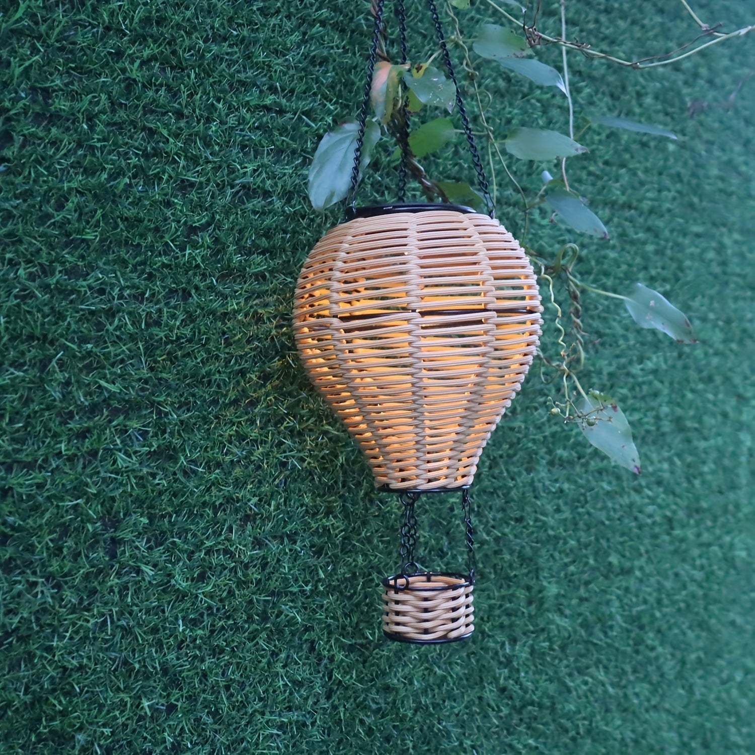Luminario Balloon Light | Solarbetriebene Gartenleuchte | Warmweißes Licht | Einfach Aufhängen