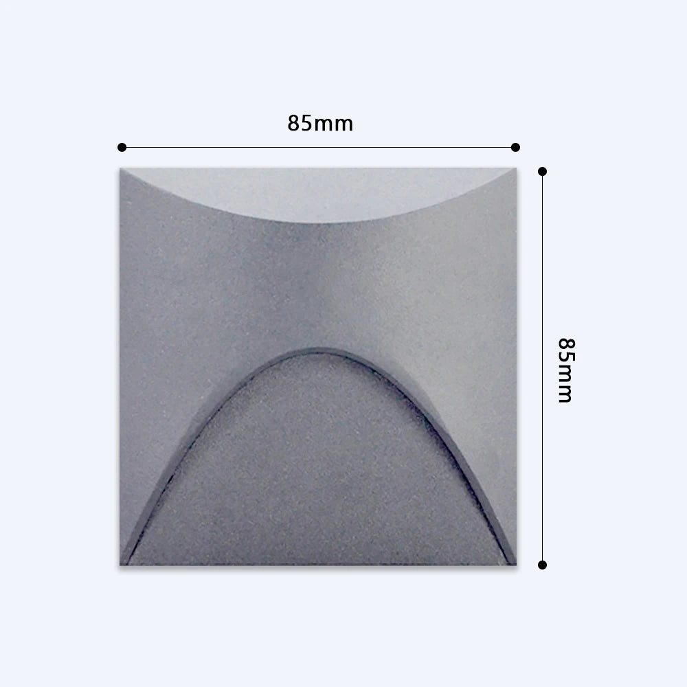 LumiStep Außenwandleuchte mit Bewegungssensor | IP65 Wasserdicht | Garten- und Treppenbeleuchtung | Aluminiumgehäuse