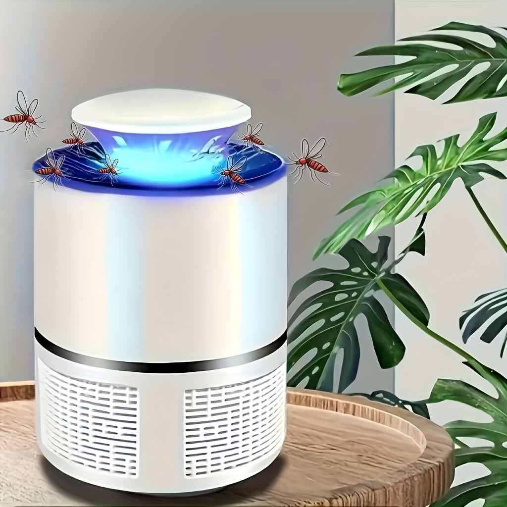 InsectaGuard Mückenlampe | Leise & Effizient | Mit USB-Anschluss & Blaulicht | Für Innen & Überdachte Außenbereiche