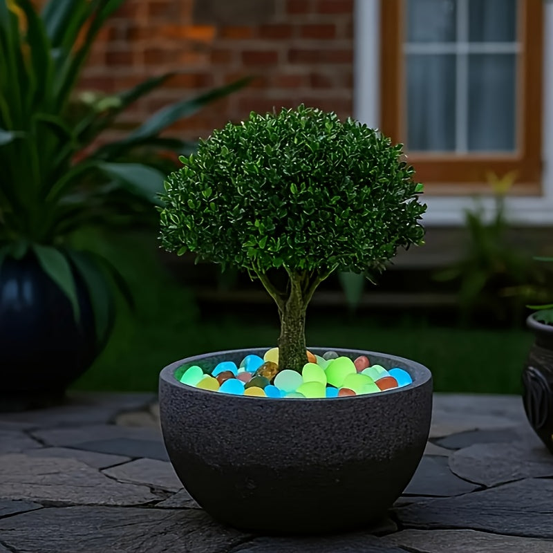 GlowStones | Selbstleuchtende Deko-Steine | Umweltschonend & Vielseitig | 31 Stück Set