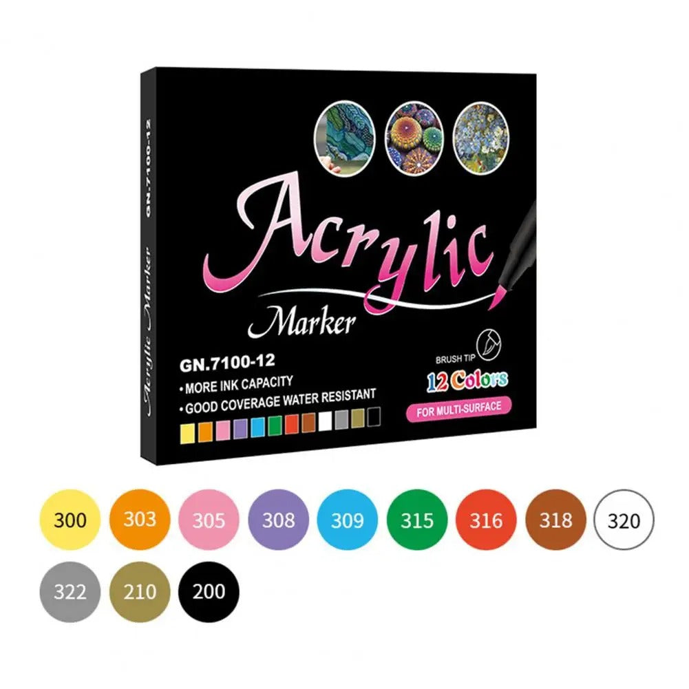 6+6 GRATIS | ColorDash™ - Acrylmarker-Set [Letzter Tag Rabatt]