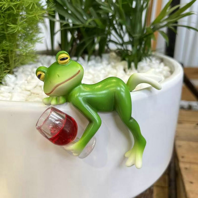 FrogWhimsy – Die freche Deko für Töpfe & Gärten