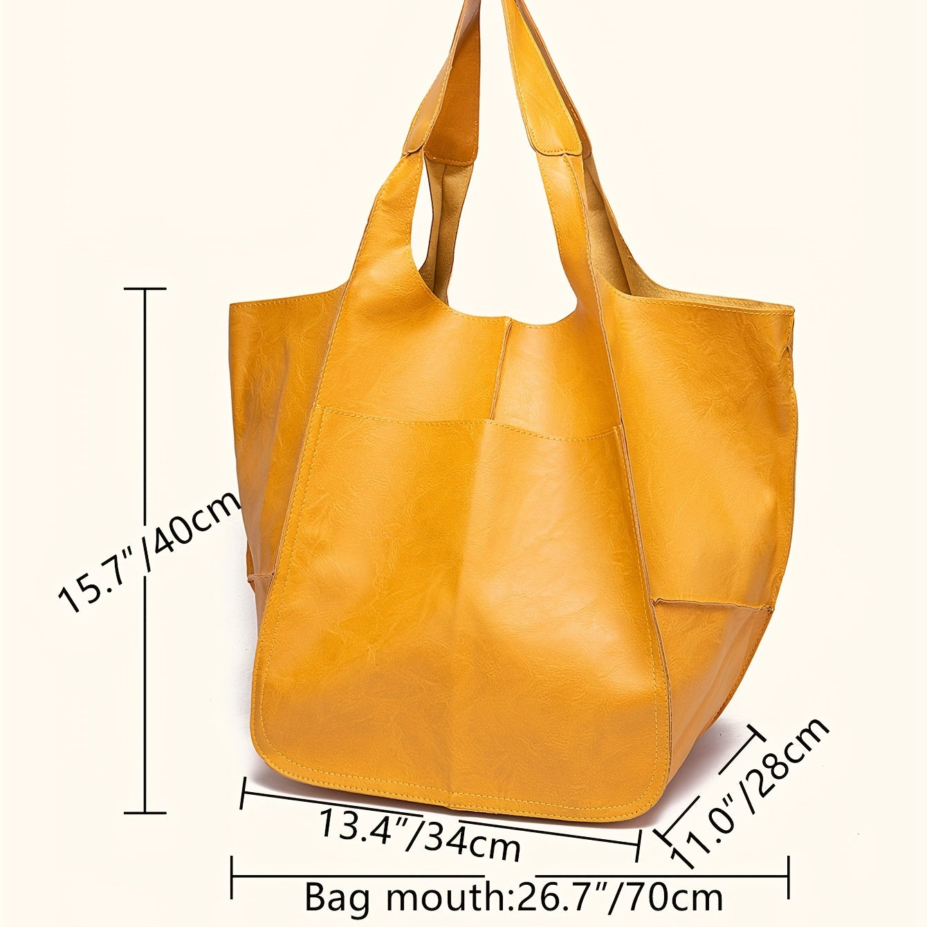 Maravina Strandtasche | Groß & Stylisch | Aus Veganem Leder | Reißverschluss & Schulterriemen | Für Alltag, Strand & Reisen