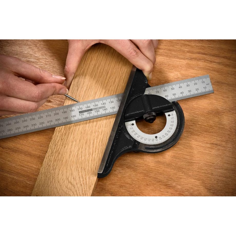 AdjustiRuler - Multifunktionale Kombination aus beweglichem Winkellineal-Set