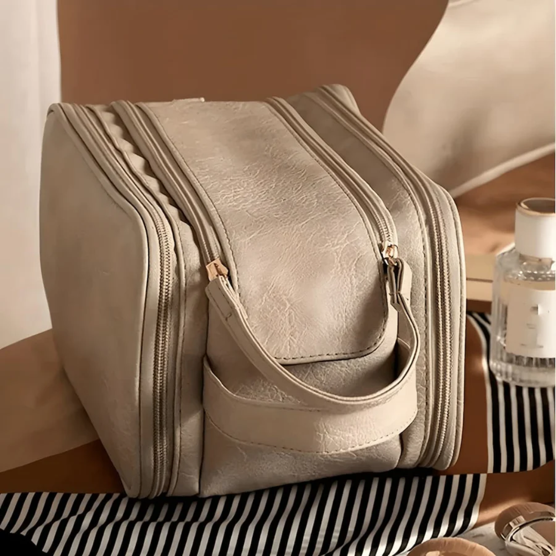 Velluva | Kosmetiktasche Wasserfest | Elegant & Praktisch | Für Reise & Alltag
