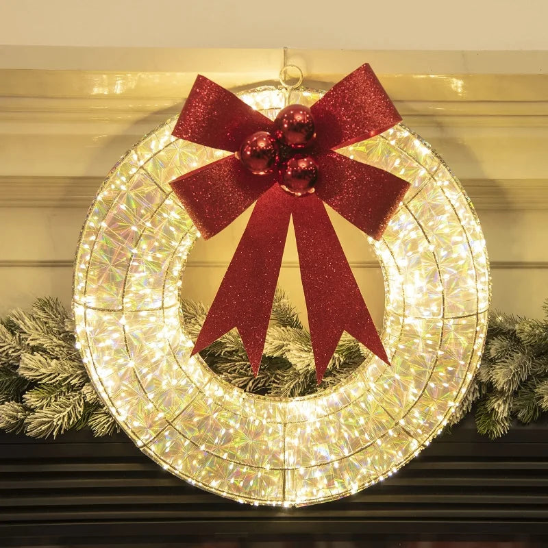 GlowBow – Die leuchtende Weihnachtskranz-Girlande für festliche Eleganz