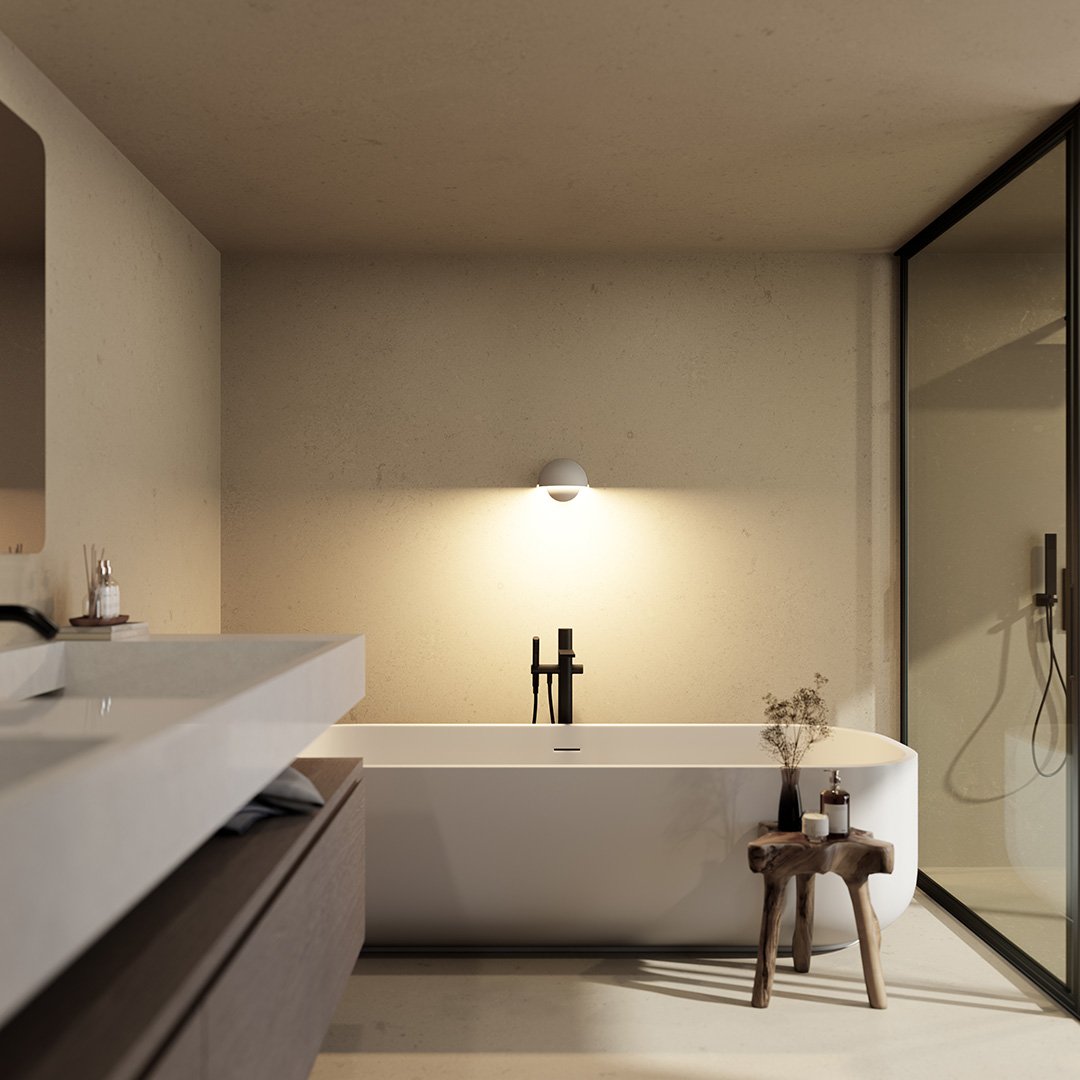 Aurevo ShineWall | LED-Außenleuchte Mit Stil | Warmweiß & Energiesparend | Wetterfestes Edelstahl-Design | Für Balkon & Eingang