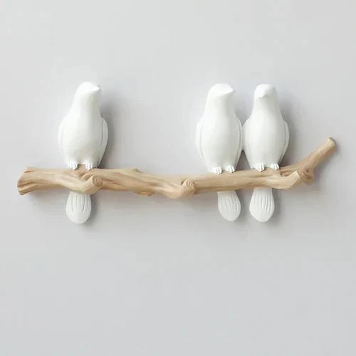 Wandhaken Lignoro | Vogelmotiv aus Massivholz | Natürlich & Handgefertigt | Für Flur & Wohnbereich