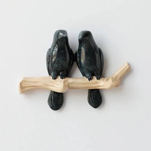 Wandhaken Lignoro | Vogelmotiv aus Massivholz | Natürlich & Handgefertigt | Für Flur & Wohnbereich