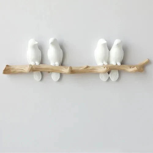 Wandhaken Lignoro | Vogelmotiv aus Massivholz | Natürlich & Handgefertigt | Für Flur & Wohnbereich