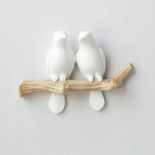 Wandhaken Lignoro | Vogelmotiv aus Massivholz | Natürlich & Handgefertigt | Für Flur & Wohnbereich
