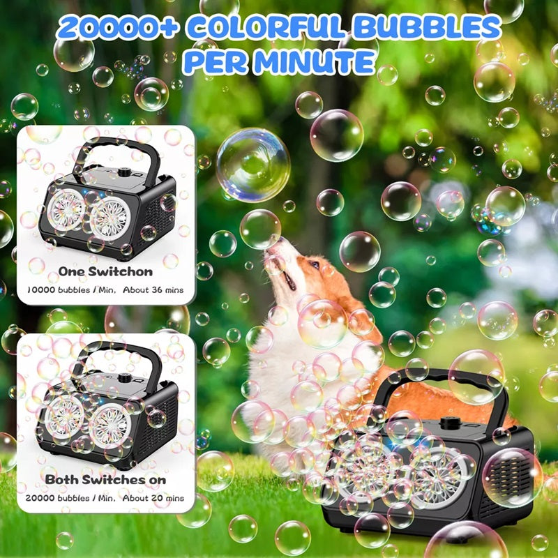 BubbleStorm Pro – Tausende Seifenblasen für magische Momente!