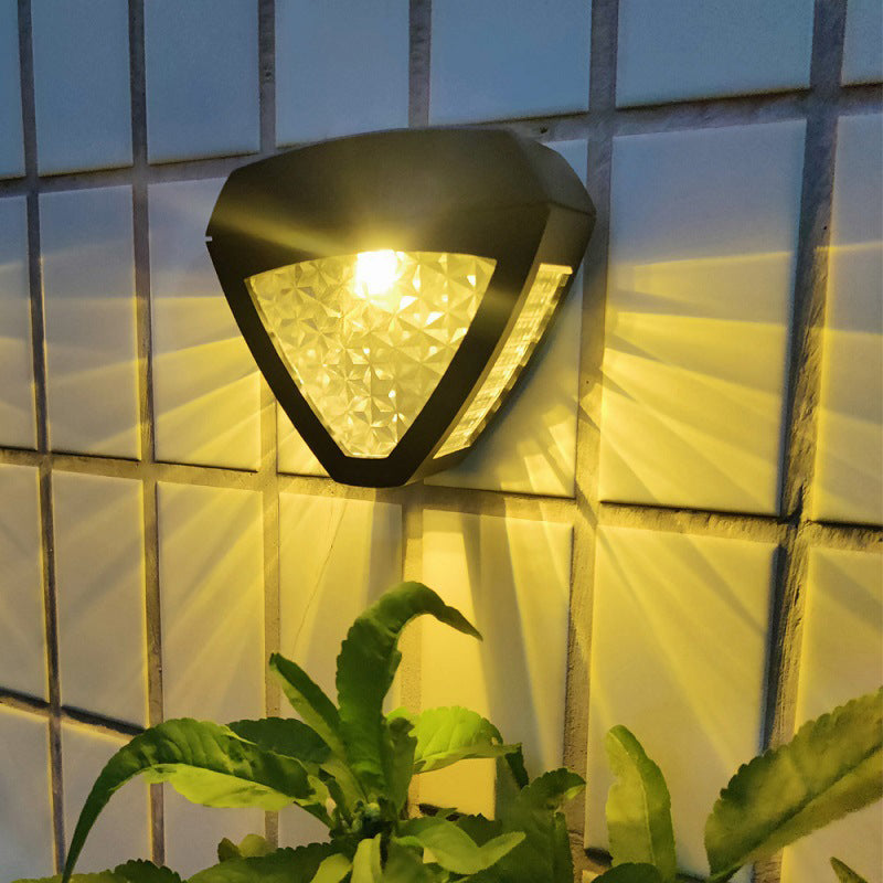 Pharonis Solar Wandleuchte | Ägyptisches Design | Handgefertigt & Wetterfest | Solarbetrieben mit Automatischem Sensor