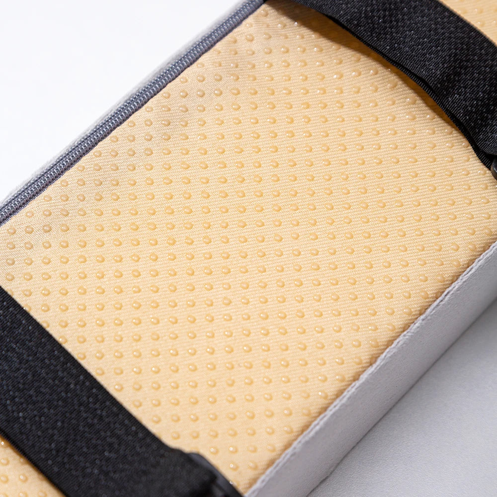 ErgoLuxe Armlehnenkissen | Memory-Schaum Ellbogenstütze | Abnehmbar und Waschbar | Universelle Größe 27×10×10 cm | Schwarz