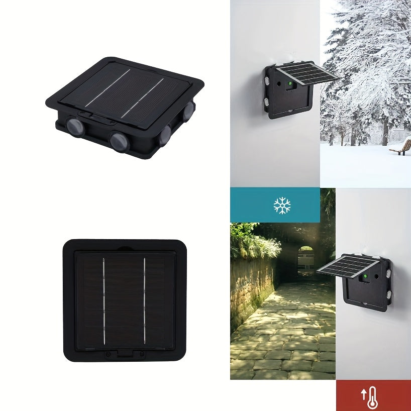 Soluna GlowWall Solarleuchte | Farbwechsel & Warmweiß | Wetterfest & Kabellos | Für Außenwände