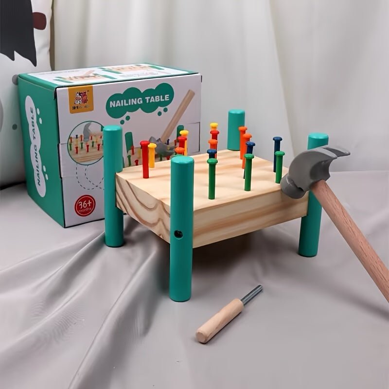 Klopfmeister | Interaktives Klopfspiel für Kinder | Fördert Motorik & Koordination | Holzspielzeug