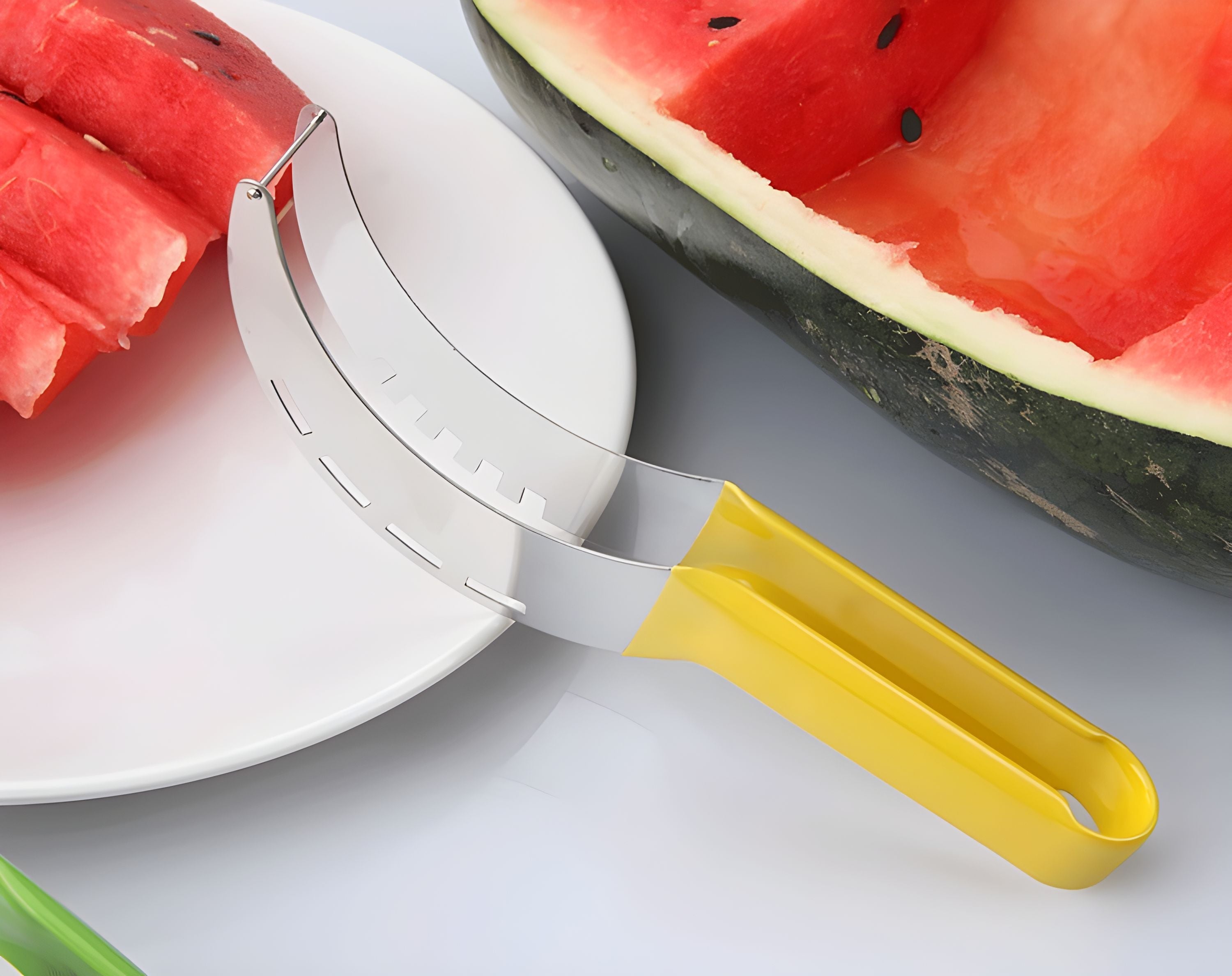 JuicyCutter - Edelstahl Wassermelonenschneider