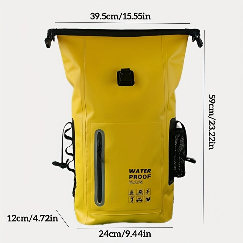 Aqualith 25L Drybag | Wasserdichter Rucksack | Outdoor & Abenteuer | Leicht & Robust | Rolltop mit Clipverschluss