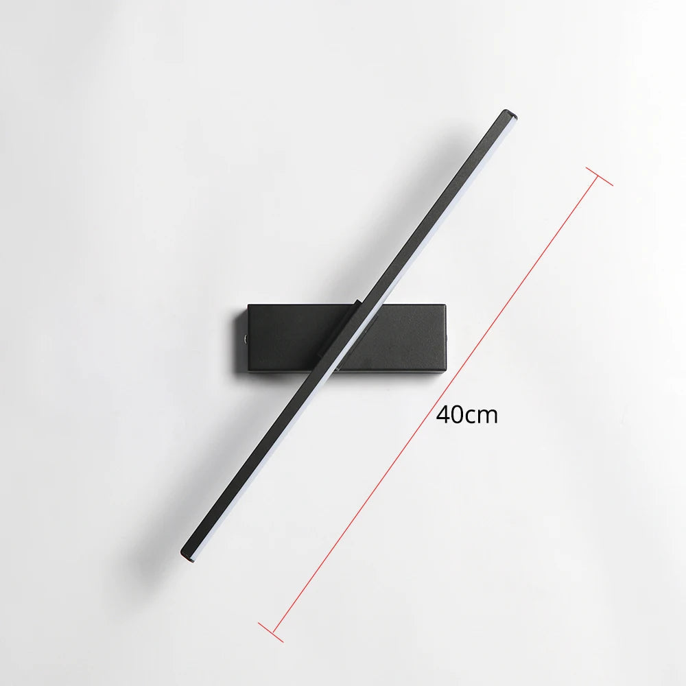 AuroLite Verstellbare LED-Wandlampe | 330° Drehung | Moderner Stil für Schlafzimmer & Wohnzimmer | Aluminium