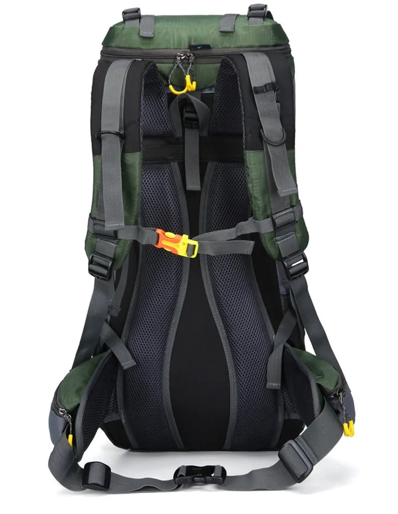 DryVenture 60L | Wasserdichter Outdoor-Rucksack | 60L Volumen | Komfortable Polsterung
